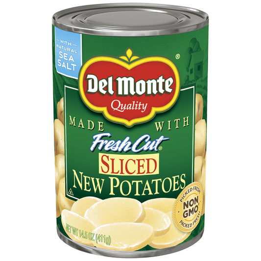 Del Monte New Potatoes Sliced Canned Potatoes 14.5 oz Can