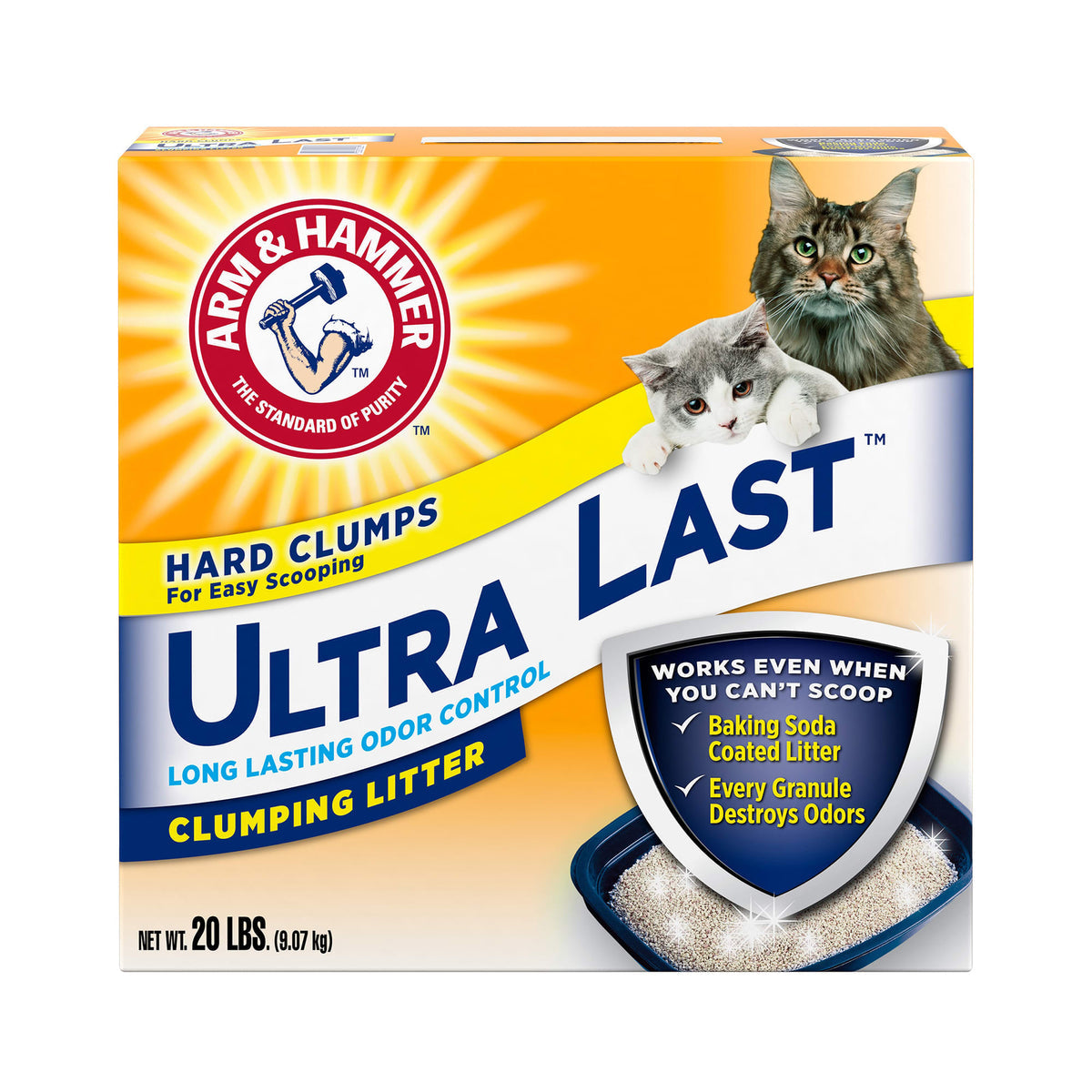 Arm & Hammer - Clumping Cat Litter Ultra Last 20.00 lb