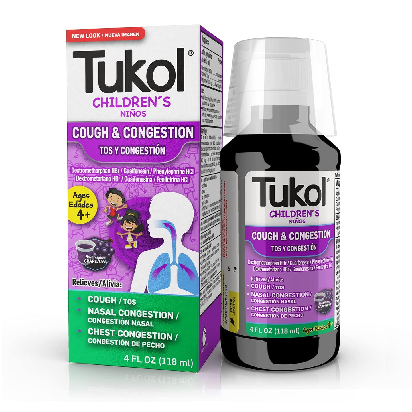 Tukol A+ Children Cough Syrup 4 Oz