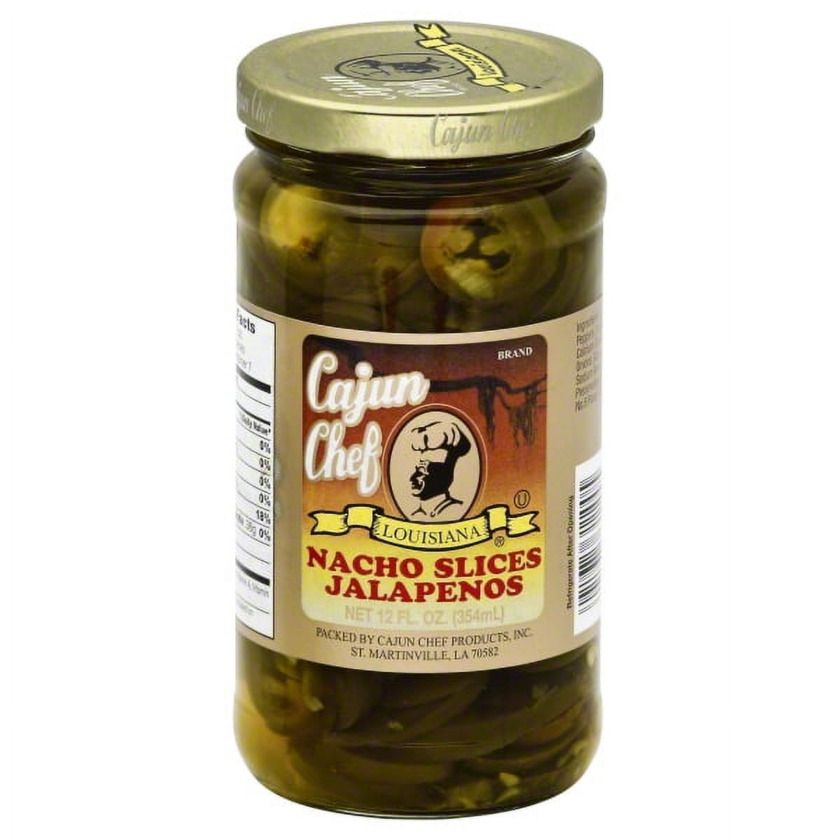 Cajun Chef - Louisiana Jalapenos - Nacho Slices 12.00 fl oz