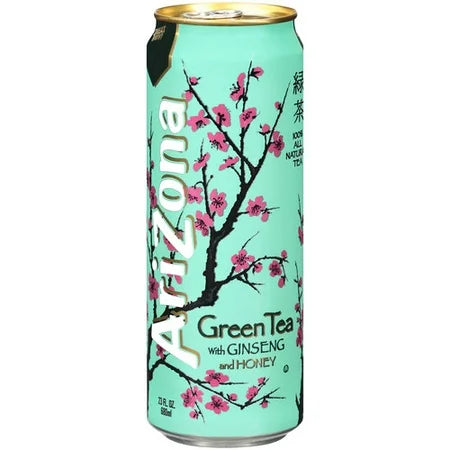 Arizona Green Tea with Ginseng & Honey 23 fl oz 1 Each, By Arizona Beverages USA LLC