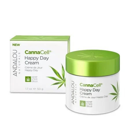 Andalou Naturals CannaCell Happy Face Day Cream with Hemp Seed Oil 1.7oz