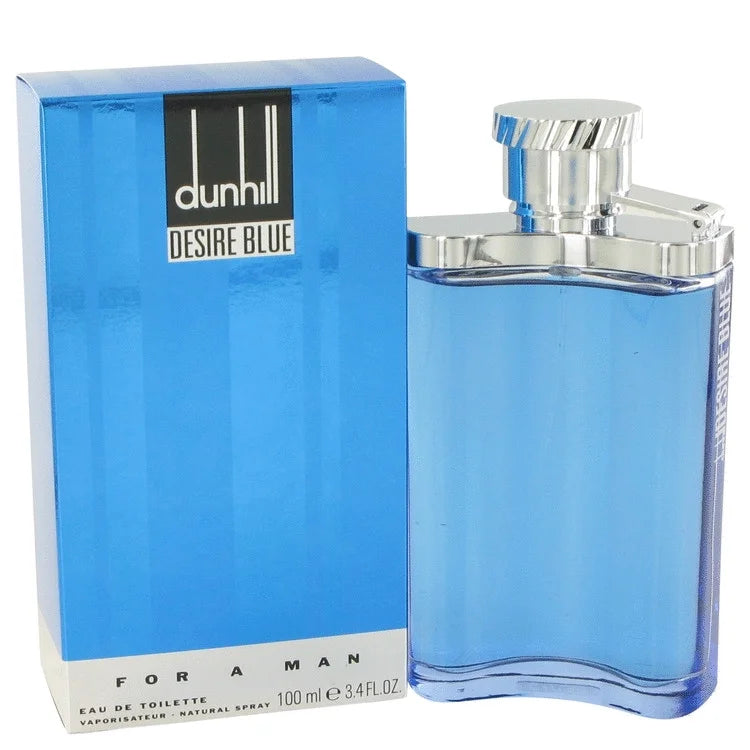 Alfred Dunhill Desire Blue Eau De Toilette Cologne for Men 3.4 Oz