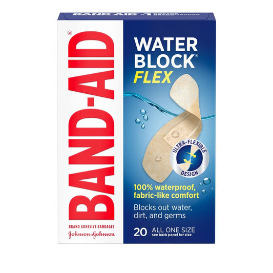 Band-Aid Water Block Flex, 20 Count, 1 Each, By Johnson & Johnson