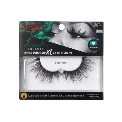 KISS Products Triple Pushup False Eyelashes, XL Collection 2ct, 1 Pair Each, Kiss Products
