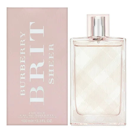 Burberry Brit Sheer Eau de Toilette Spray, 3.3 oz