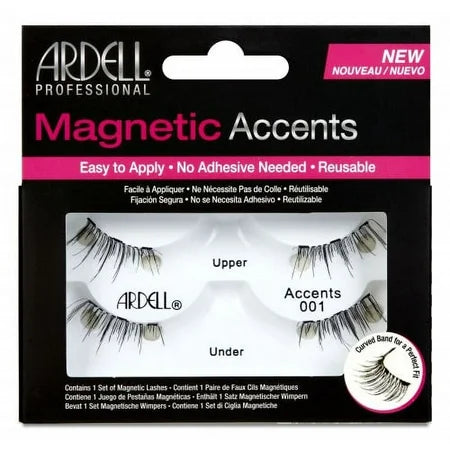 Ardell Magnetic Lashes, Accents 001, 1 Pack Each, By Ardell