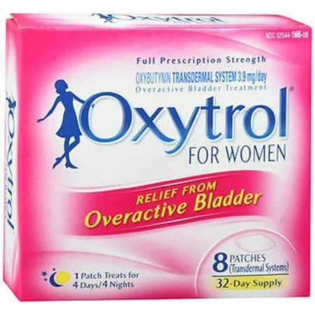 Oxytrol for Women Overactive Bladder Treatment Patches - 8 ct 1 pack