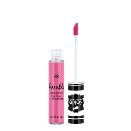 Kokie Cosmetics Kissable Matte Liquid Lipstick Pink Pleasure, 0.24 oz, 1 Each By Kokie Cosmetic