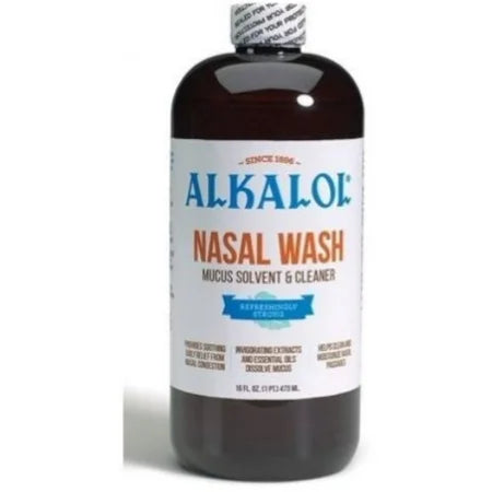 Alkalol Nasal Wash & Mucus Solvent Solution, 16 Oz