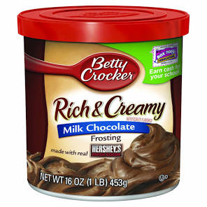 Betty Crocker Rich and Creamy Milk Chocolate Frosting, 16Oz, 1 Each By Betty Crocker