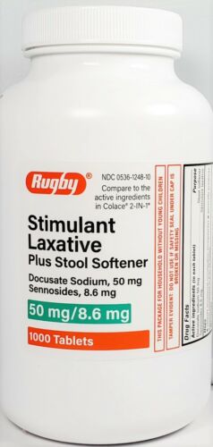 Docusate-Sennosides 50-8.6 Mg Tab 1000