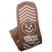 Pillow Paws Terrycloth Slippers Double Imprint, Adult, Brown, 1 Pair Each, By Principle Business Enterprises Inc.
