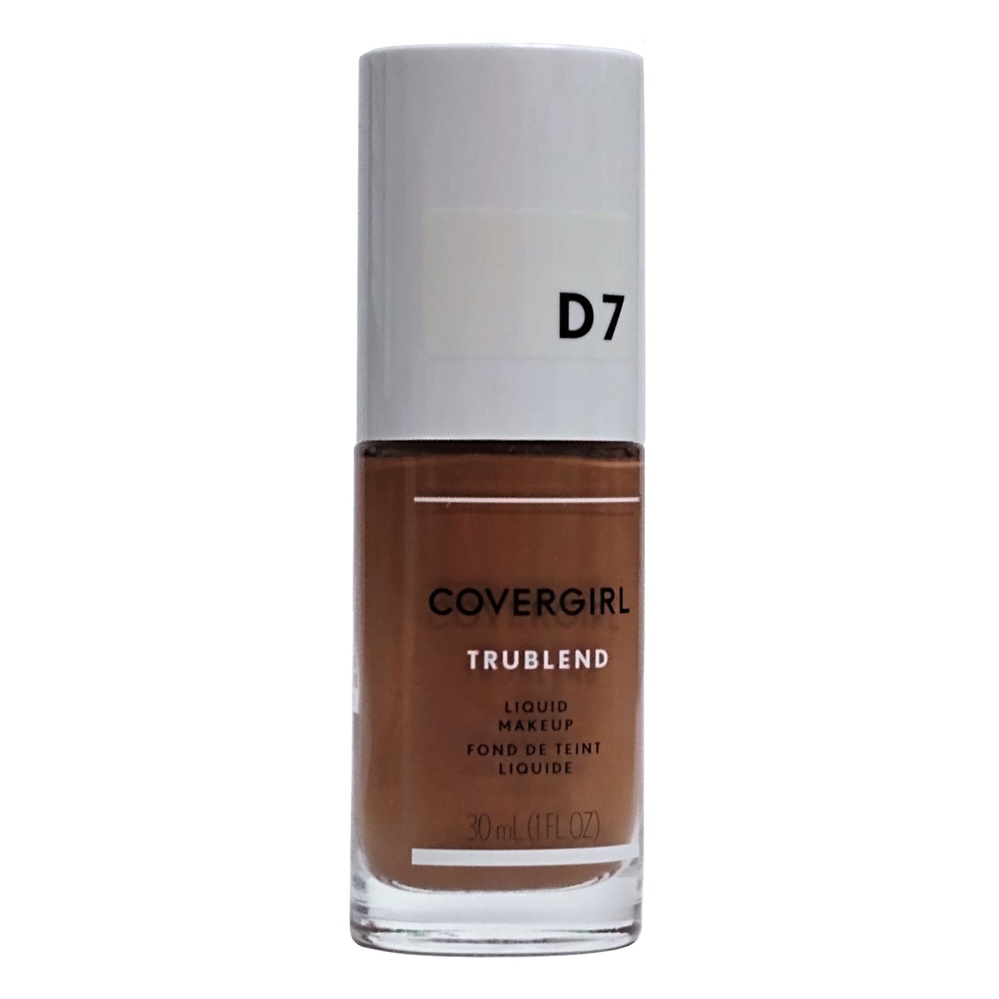 CoverGirl TruBlend Liquid Foundation Makeup, Soft Sable D7 1 oz, 1 Bottle Each, By Coty US LLC