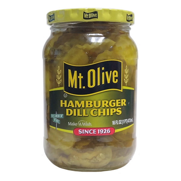 Mt. Olive, Hamburger Dill Chips, 16 Fl. Oz, 1 Each, By Mt. Olive Pickle Company