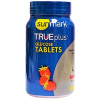 TRUEplus Glucose Raspberry Tablets, 50 Tablets, 1 Bottle Each, By SunMark