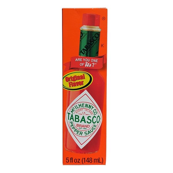 Tabasco Hot Sauce, Original Red Pepper, 5 oz., 1 Bottle Each, By McIlhenny Company