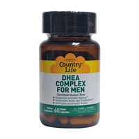 Country Life DHEA Complex For Men, 60 Vegan Capsules, 1 Bottle Each, By Country Life LLC
