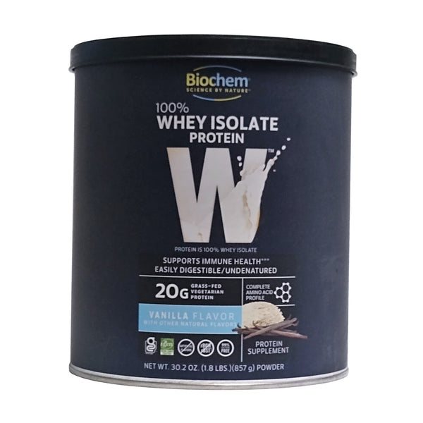 Biochem 100% Whey Isolate Protein, Vanilla, 30.2 oz., 1 Each, By Country Life, LLC