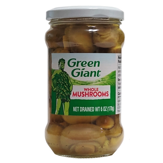 Green Giant Whole Mushrooms 6 oz. 1 Jar Each, By B&G Foods