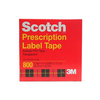 Scotch Prescription Label Tape, 1 In X 72 Yd, 1 Boxed Roll Each, By 3M
