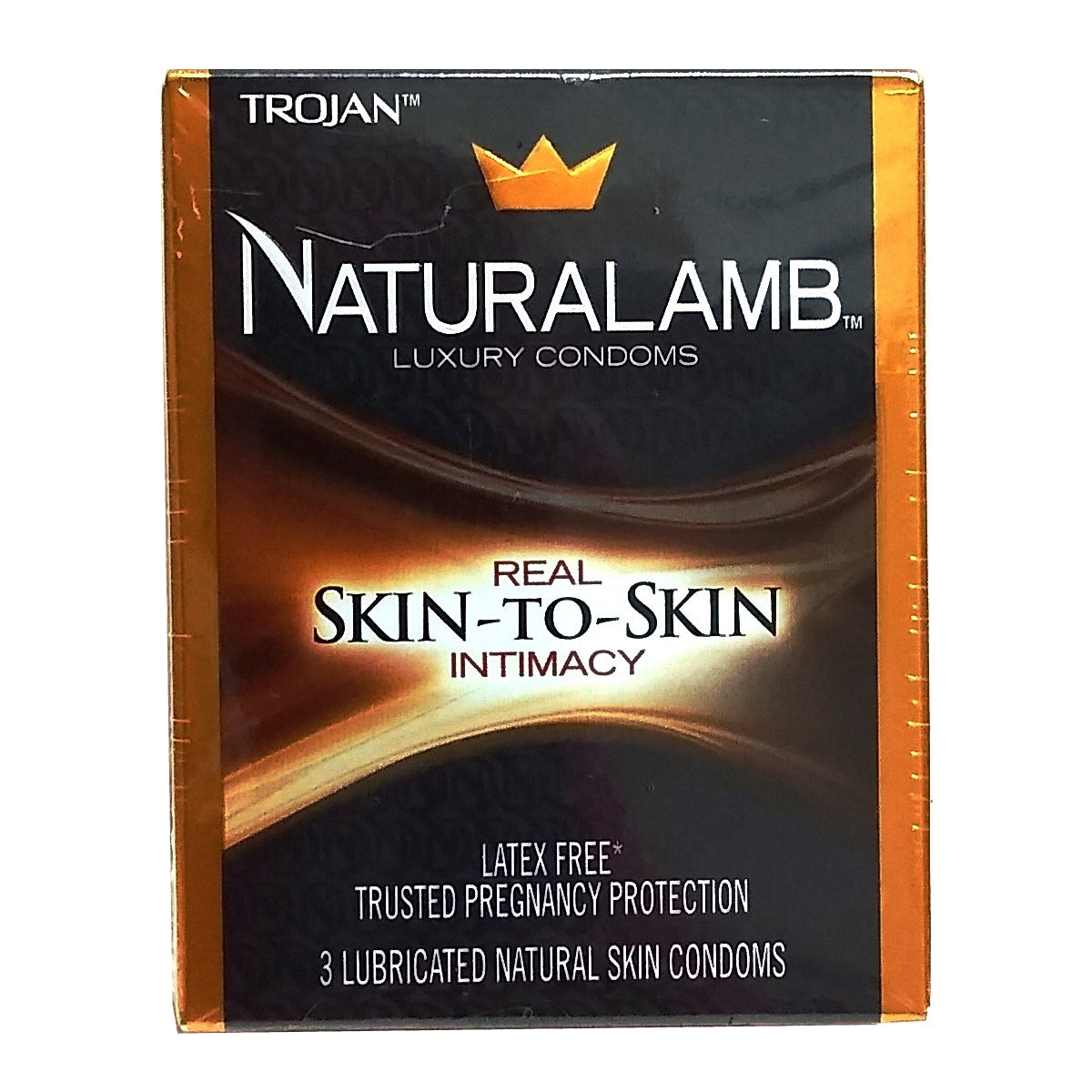 Trojan Naturalamb Latex-Free Condoms, 1 Box of 3 Each, By Church & Dwight