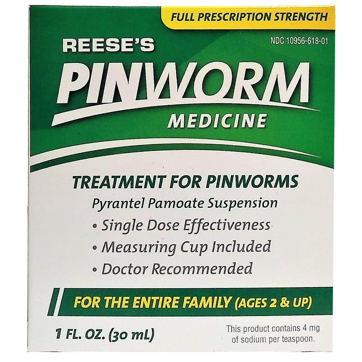 Reese's Pinworm Medicine, Full Prescription Strength, 1 Oz, 1 Each, By Reese's