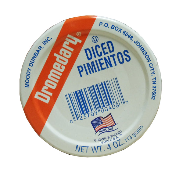 Dromedary Diced Pimientos, 4 Oz., 1 Jar Each, By Moody Dunbar, INC.