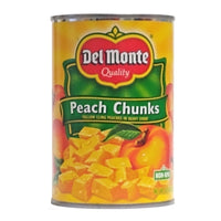 Del Monte Peach Chunks, Yellow Cling Peaches in Heavy Syrup, 15.25 Oz., 1 Can Each, By Del Monte Foods