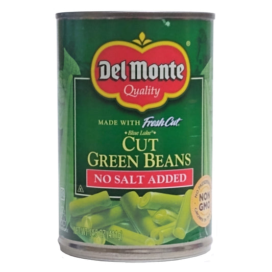 Del Monte Cut Green Beans, 1 Can, 14.5 oz, By Del Monte