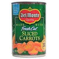 Del Monte Fresh Cut Sliced Carrots 14.5oz, One Can, By Del Monte Foods