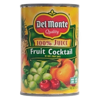 Del Monte Fruit Cocktail, in 100% Fruit Juice, 15. Oz., 1 Can Each, By Del Monte Foods