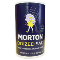 Morton Table Salt, Iodized, 26 oz., 1 Each, By Morton Salt Inc.