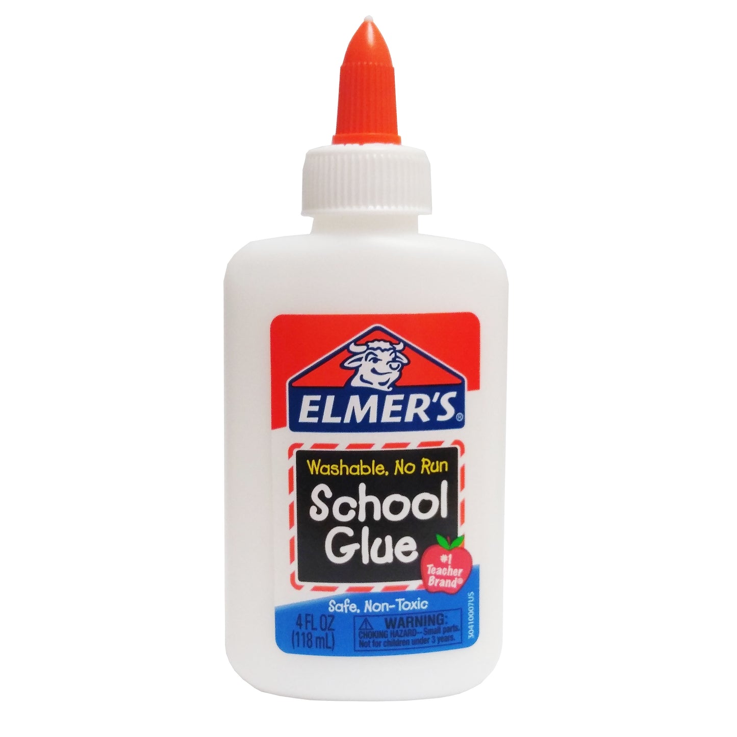 Elmer's Washable, No Run School Glue, 4 Fl. Oz., 1 Each, By Borden