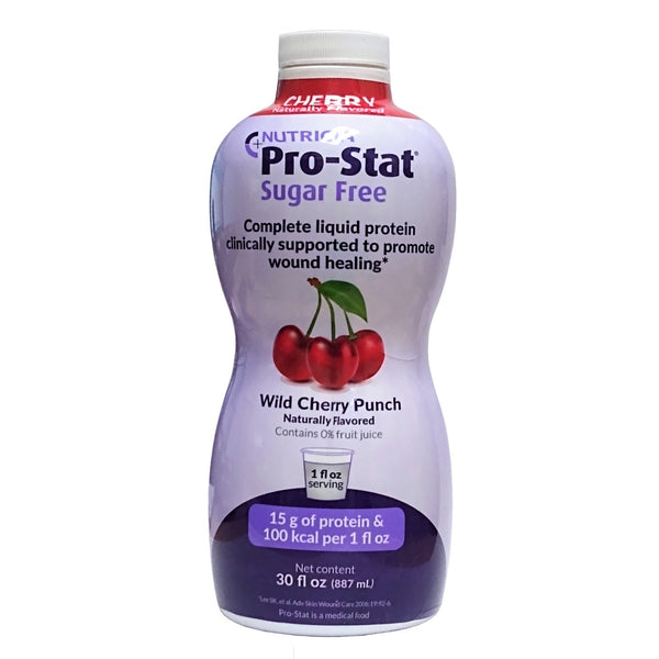 Nutricia Pro-Stat Sugar-Free Wound Care 30 Fl. Oz, Wild Cherry Punch, Case of 6, By Medical Nutrition