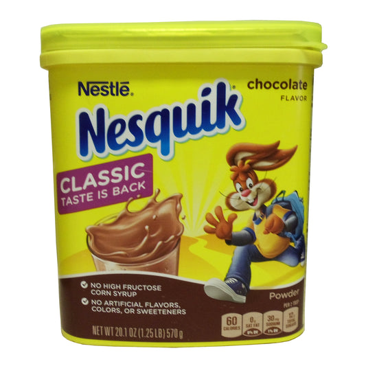 Nesquik Classic Chocolate Flavored Powder Drink Mix, 20.1 Oz, 1 Each, By Nestle