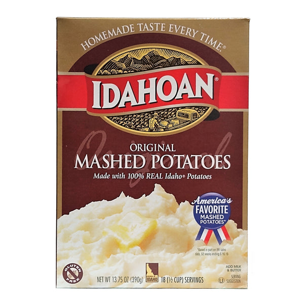 Idahoan Original Mashed Potatoes 13.75 Oz, One Box, By Idahoan Foods