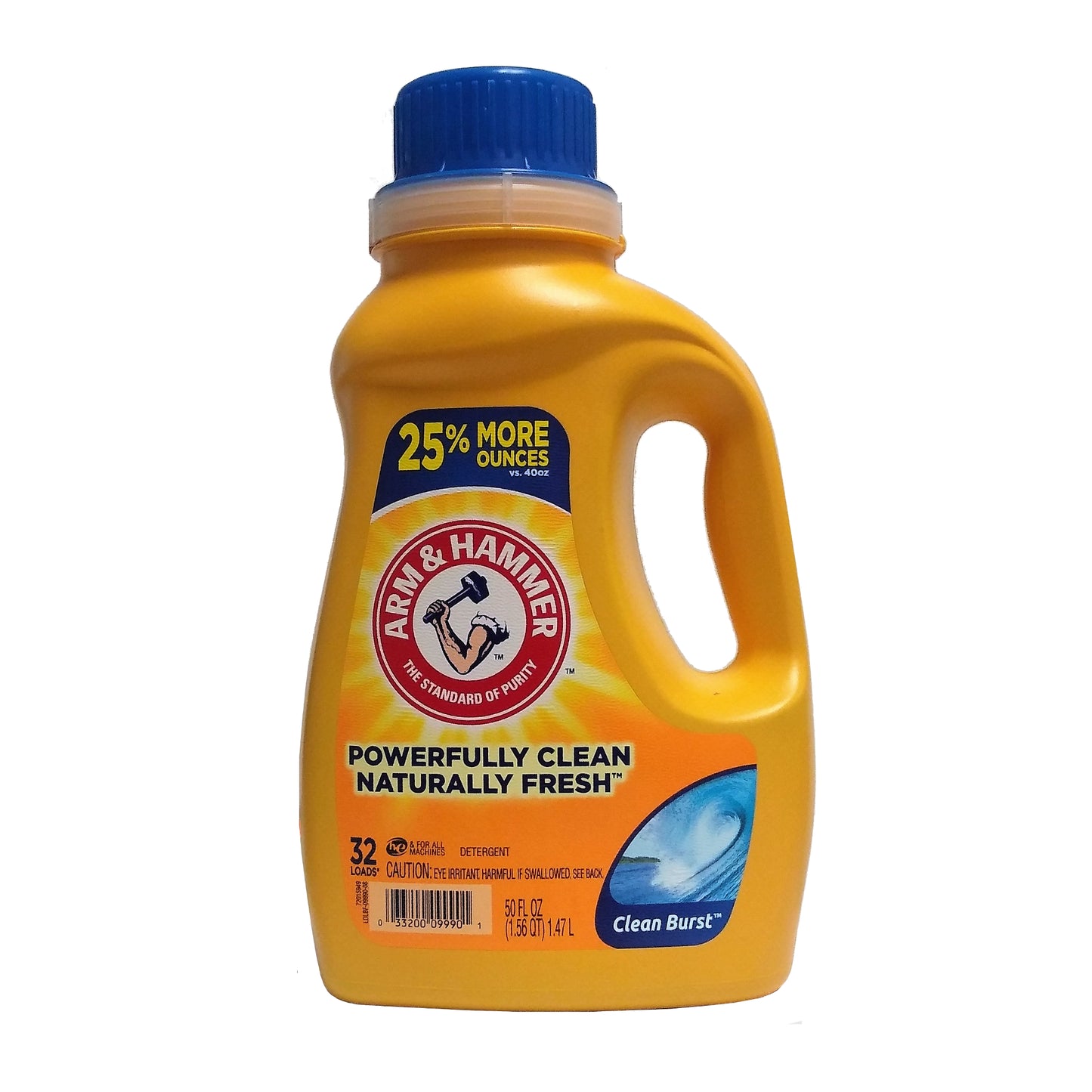 Arm & Hammer Clean Burst Laundry Detergent, 50 FL OZ, 1 Each, By Church & Dwight Co, Inc.