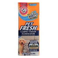 Arm & Hammer plus Oxi Clean Pet Fresh Carpet Odor Eliminator, 30oz. 1LB., By Church and Dwight