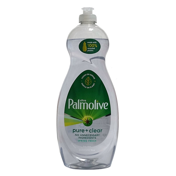 Palmolive Ultra Pure + Clear Liquid Dish Soap, Spring Fresh, 32.5 FL OZ., 1 Bottle Each, By Colgate-Palmolive Company