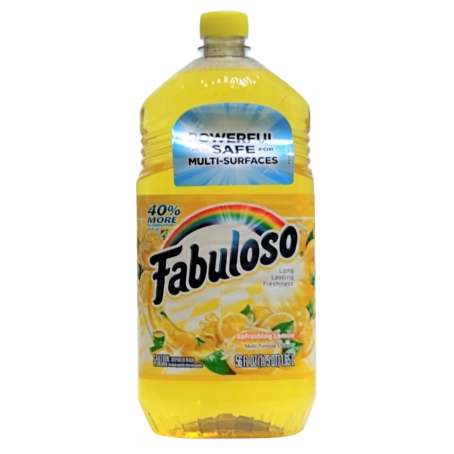 Fabuloso Multi-Purpose Cleaner, Refreshing Lemon, 56 FL OZ., 1 Bottle Each, By Colgate-Palmolive Company