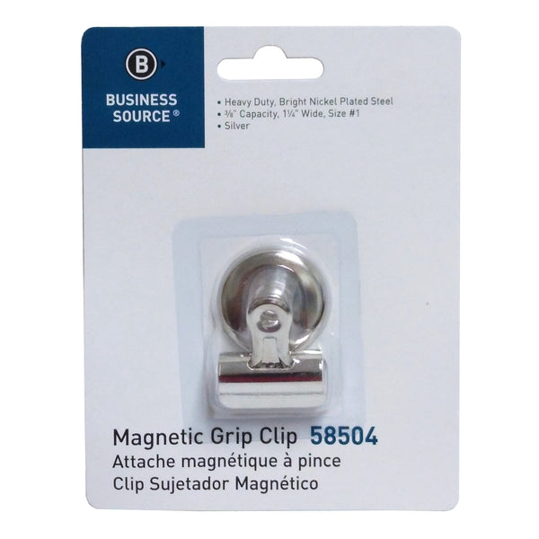 Business Source Magnetic Grip Clip, 1 Each, By S.P. Richards Co.