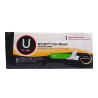 U by Kotex Lightdays Liners Absorbent Long 16 Count, 1 Pack, By Kimberly Clark