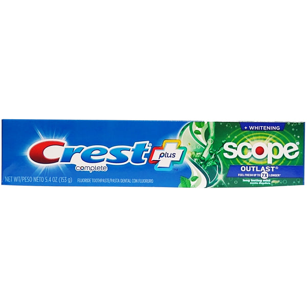 Crest Complete Plus Whitening Scope Outlast Toothpaste, 5.4 Oz., Mint, 1 Each, By P&G