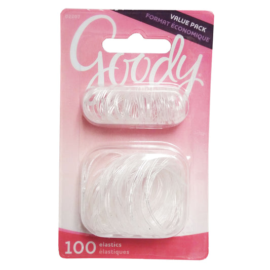 Goody Clear Mini/Small Elastics, 100 Ct., 1 Pack Each, By Sanford