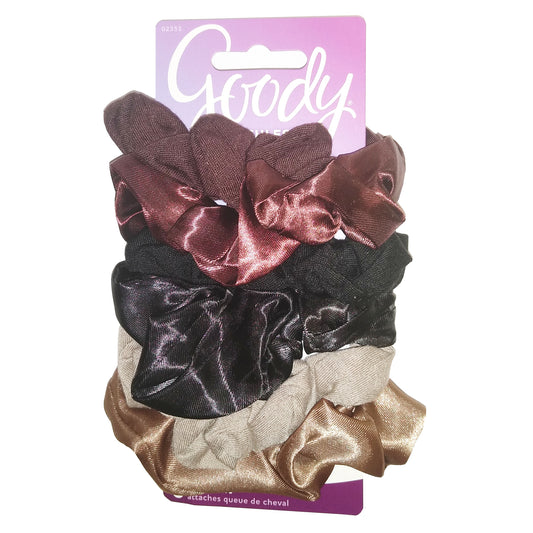 Goody Ouchless Soft Fabric Scrunchies, 6 Ct., Assorted Colors, 1 Each, By Sanford
