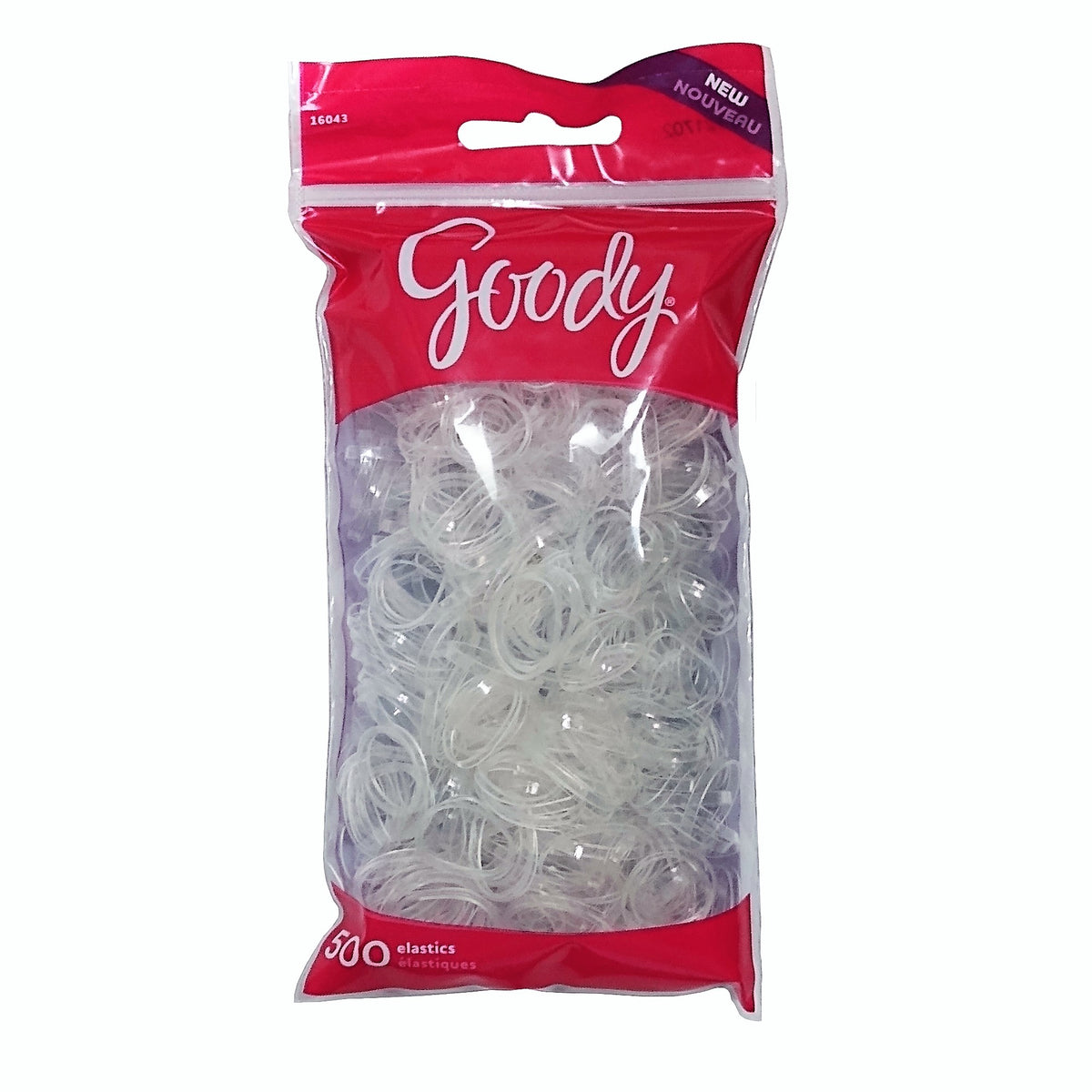 Goody Clear Mini/Small Elastics, 500 Ct., 1 Pack Each, By Sanford