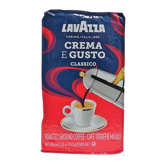 Lavazza Crema E Gusto Classico Ground Coffee, 8.8 Oz., 1 Each, By Lavazza Premium Coffee Corp.