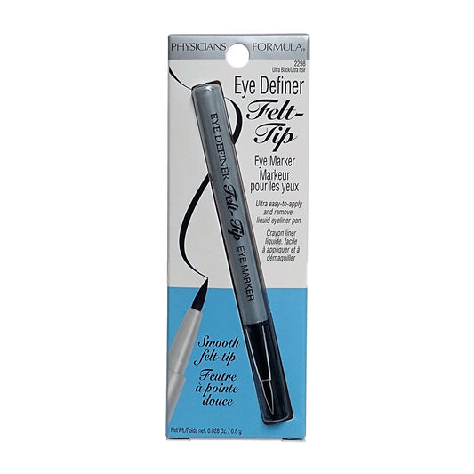 Physicians Formula Eye Definer Felt Tip Eye Marker, Ultra Black 0.028oz., 1 Each, By Physicians Formula