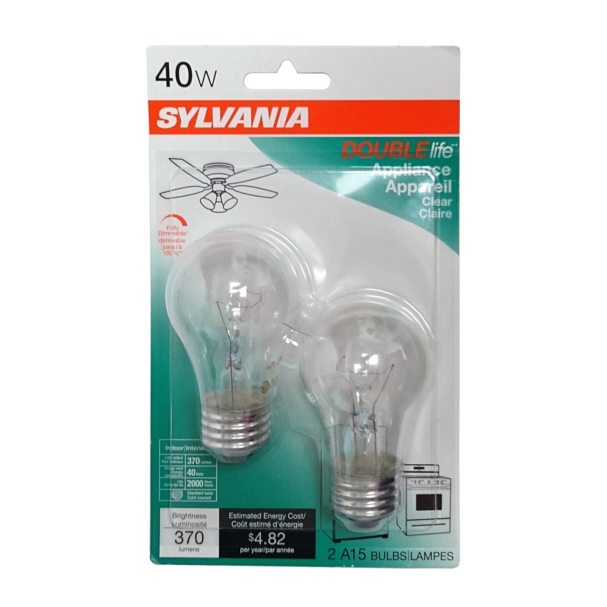 Sylvania Double Life 45 W/39 W Halogen PAR38 Flutlichtbirnen Innen/Auß –  Saber Sales & Service
